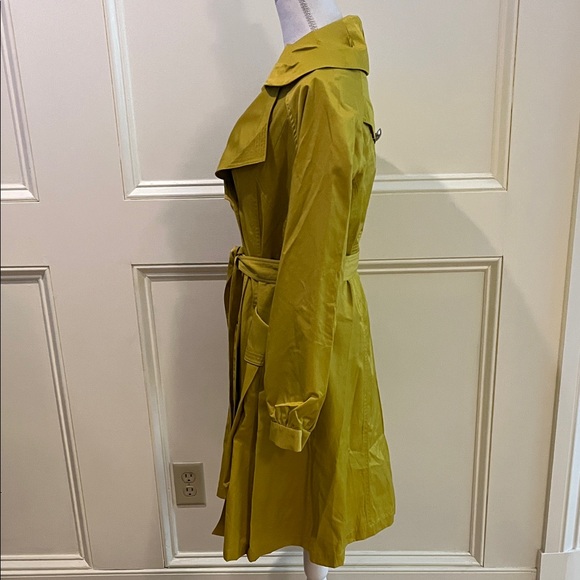Vertigo Paris Mustard Double-Breasted Trench Coat - Picture 7 of 11